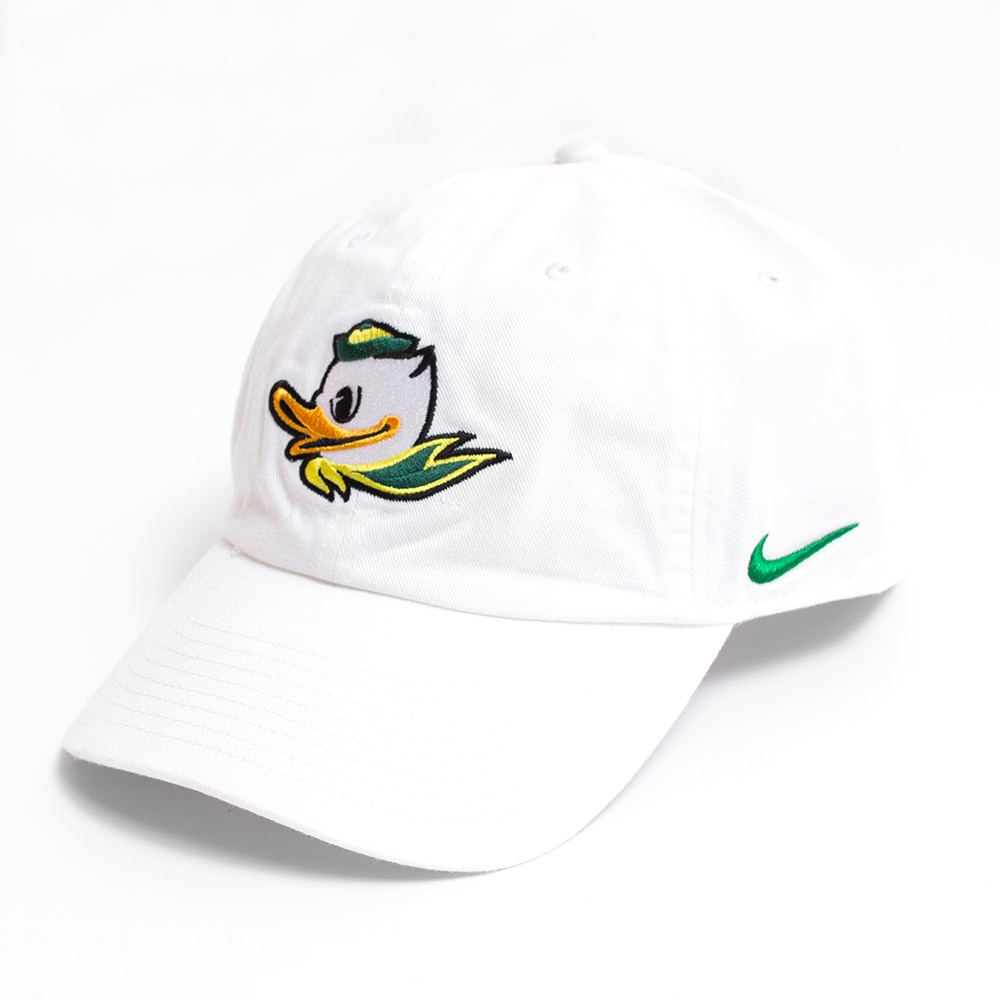 White H86 Cotton Twill Duck Face Adjustable Hat